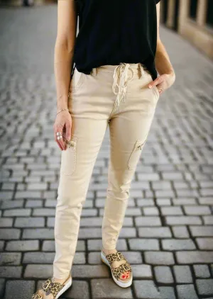 DRAWSTRING CARGO PANT