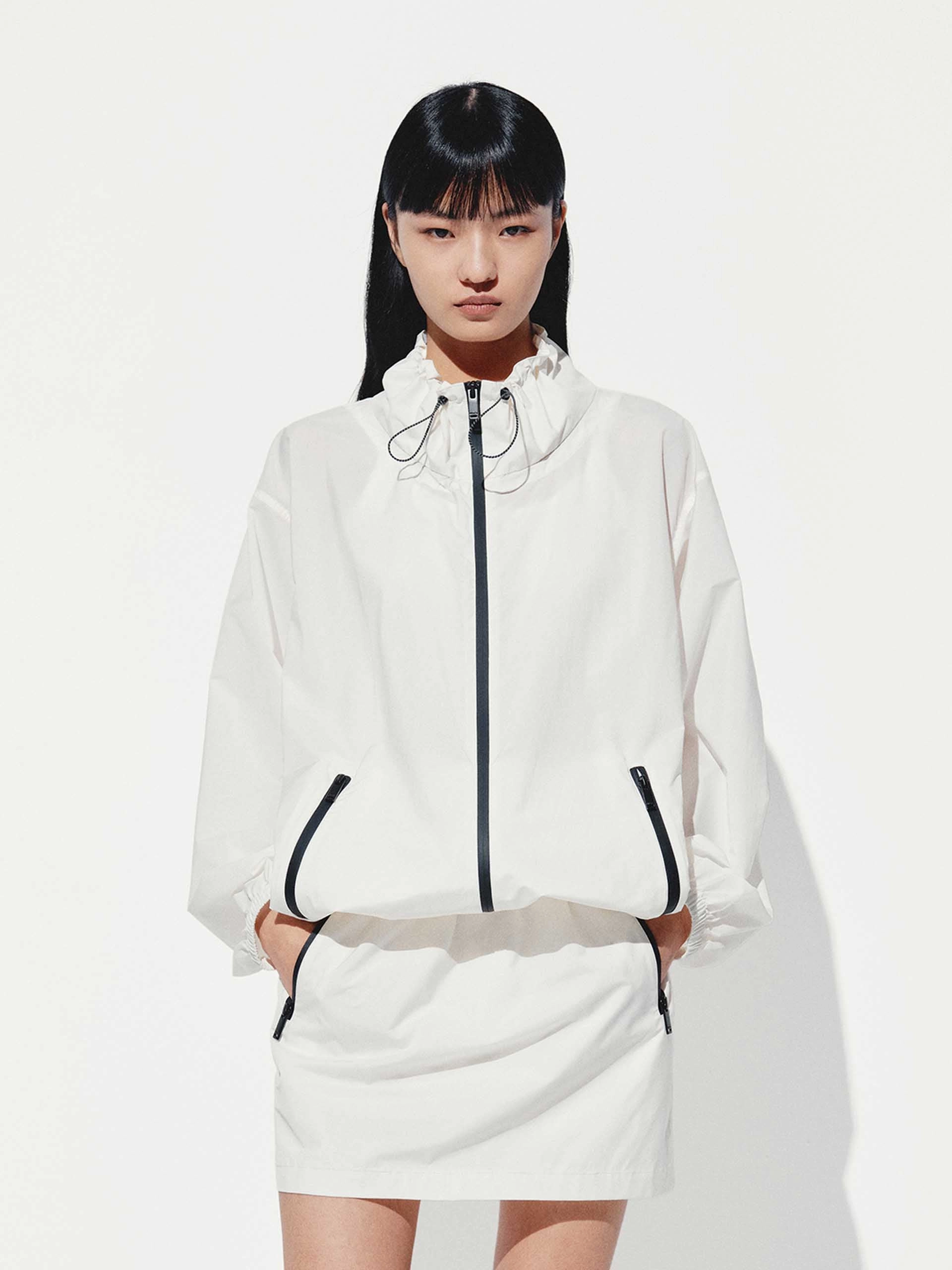 Drawstring Detail Outdoor Jacket