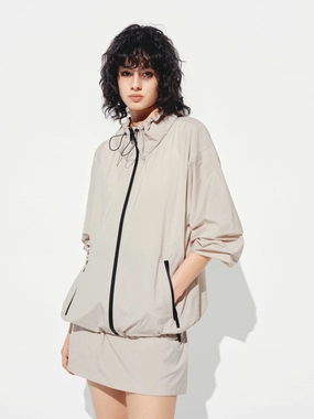 Drawstring Detail Outdoor Jacket