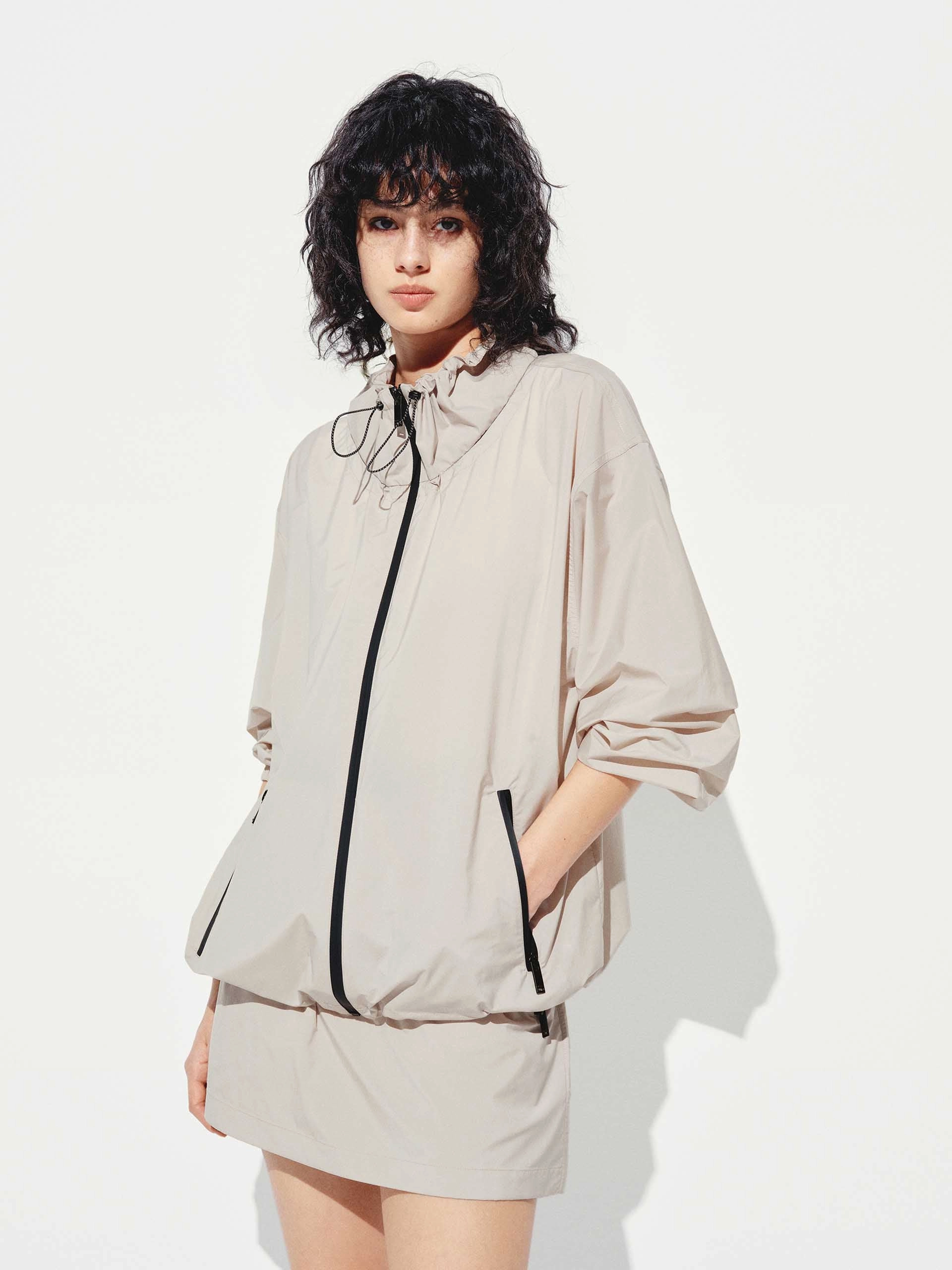 Drawstring Detail Outdoor Jacket