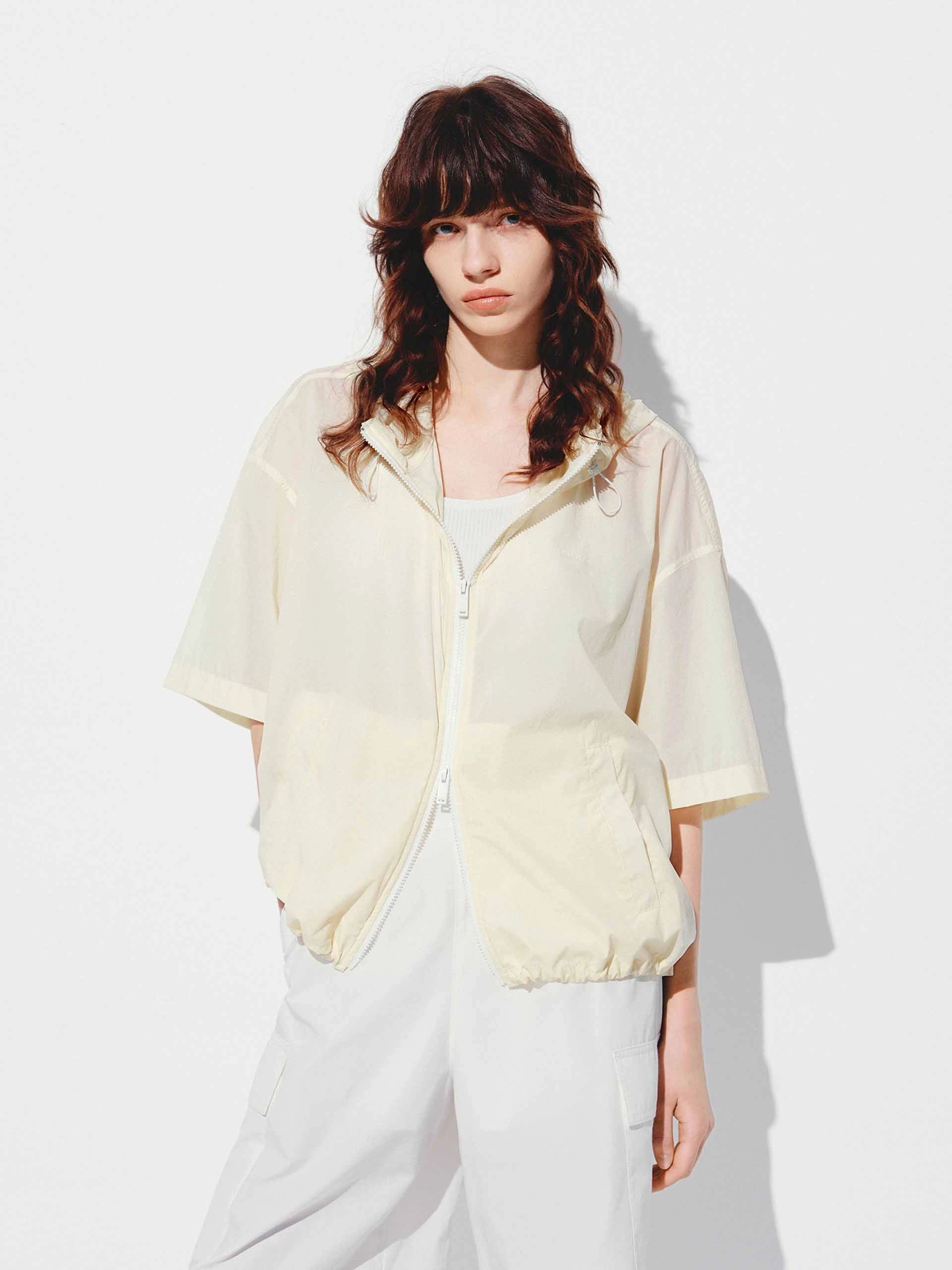 Drawstring Hem Hooded Coat