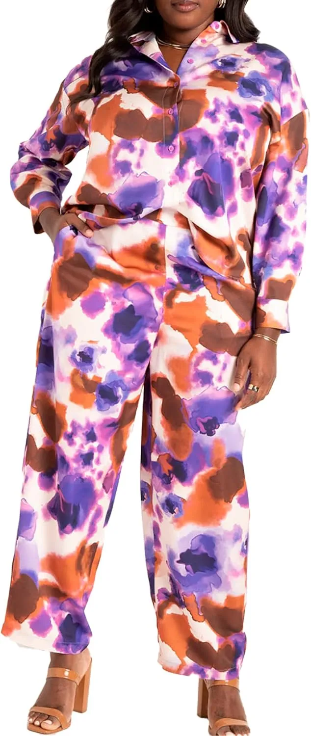 Dreams & Co. Plus Size 2-Pack Short-Sleeve Sleepshirt