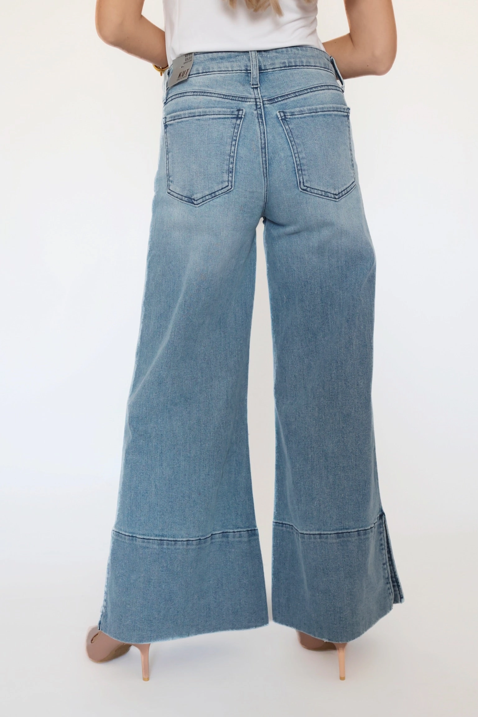 AllDay Comfort Goldie Mid Rise Flare- Famous -FINAL SALE