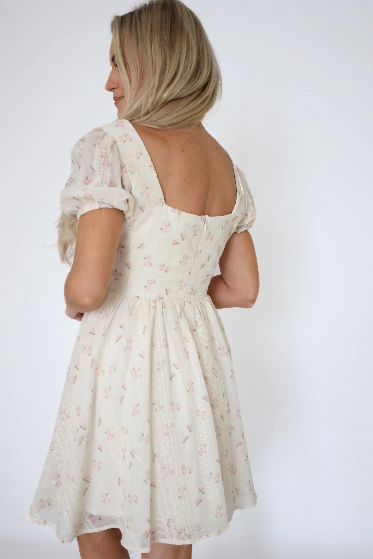 Spring Bloom Mini Dress (FINAL SALE) YarnDyedQuality