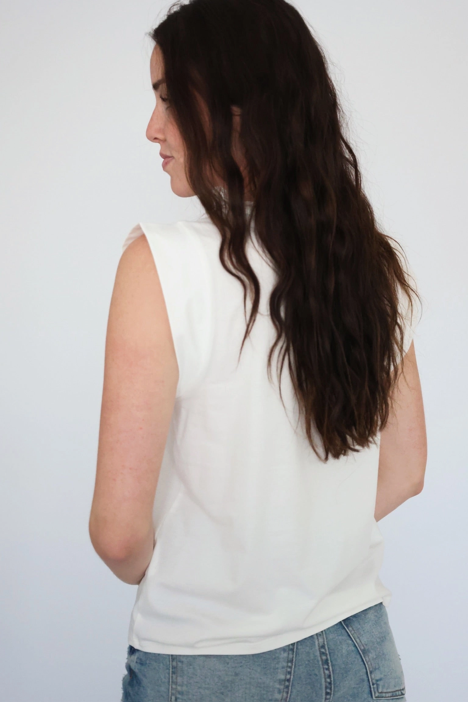 Ciara Top - White LightReflective