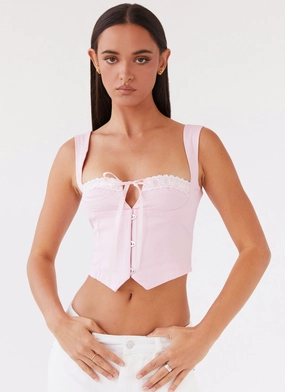 HeatRegulating Ambretta Corset Top - Pink