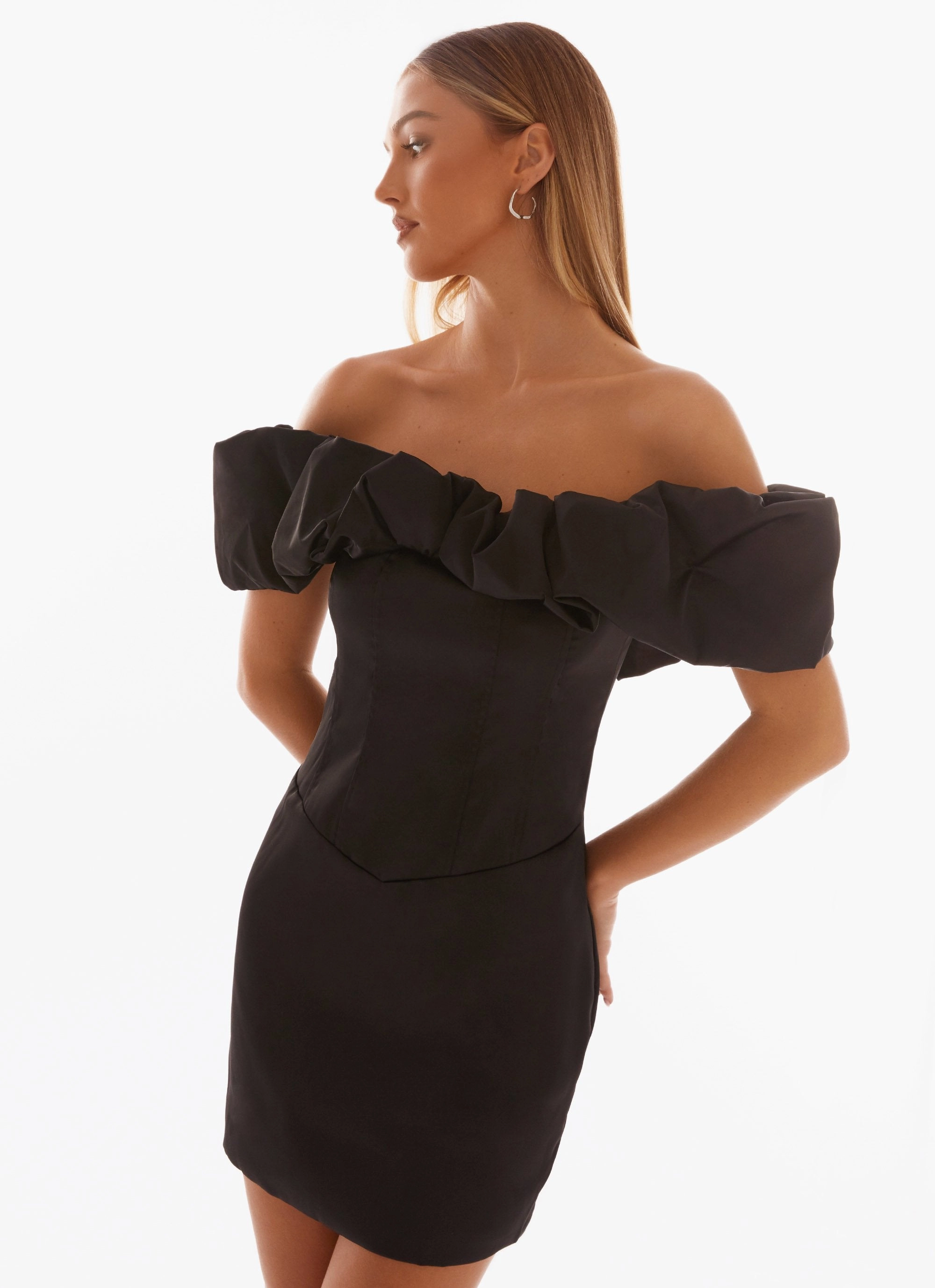 Read My Mind Mini Dress - Black Timeless Edge Vibrant Movement