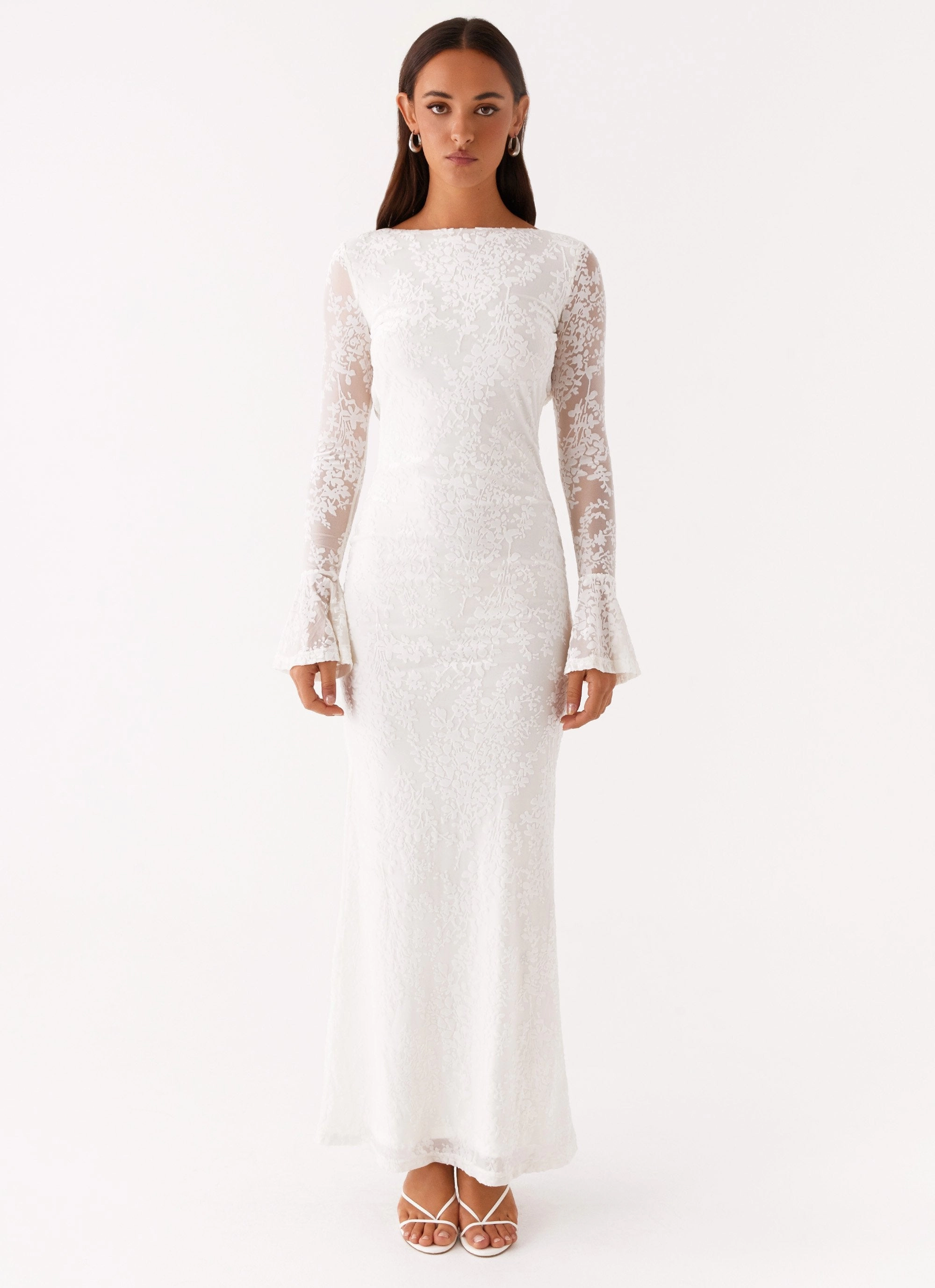 Simple yet sophisticated gown All-day style Thriving Maxi Dress - White