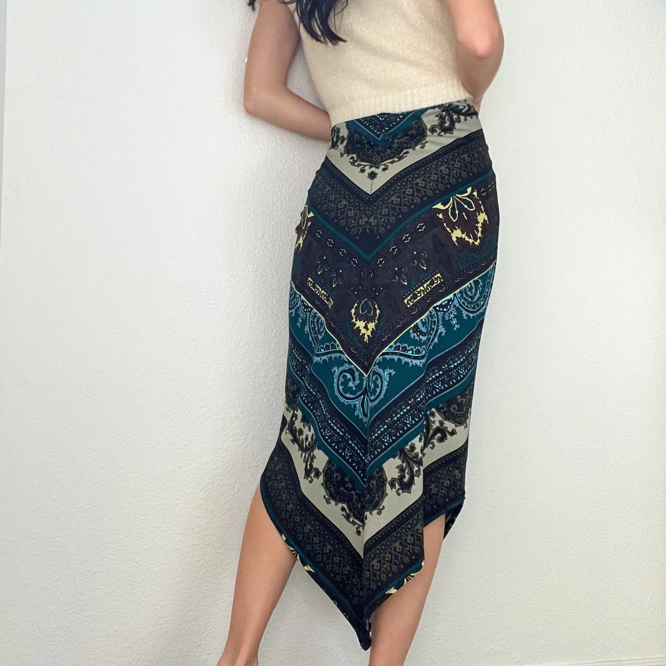 Early 2000s Bandana Midi Skirt
