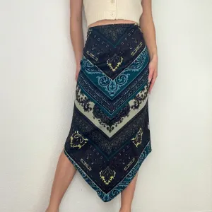 Early 2000s Bandana Midi Skirt