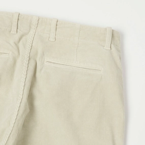East Harbour Surplus 'Axel 101' Corduroy Trouser - Off White East Harbour Surplus 'Axel 101' Corduroy Trouser - Off White
