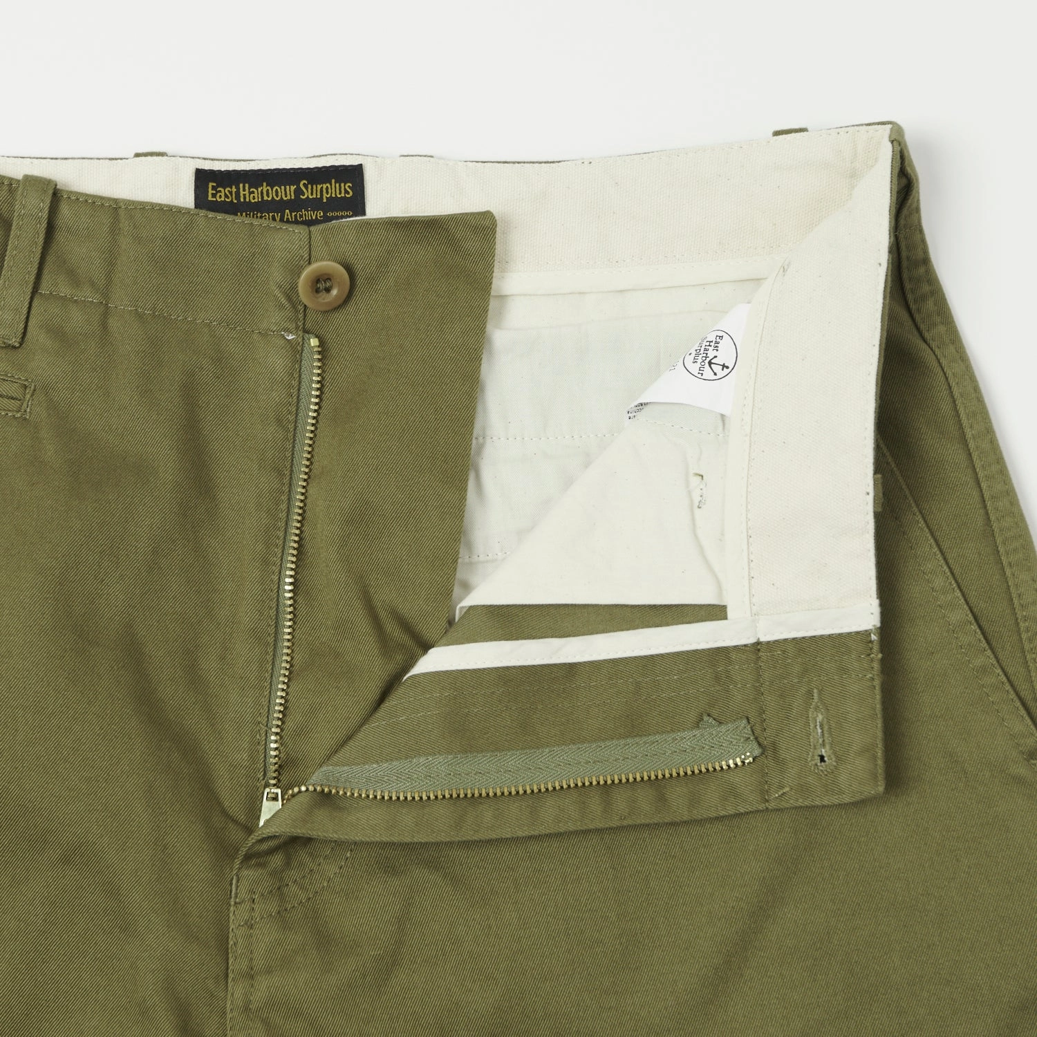 East Harbour Surplus 'Axel 121' Chino Trouser - Green