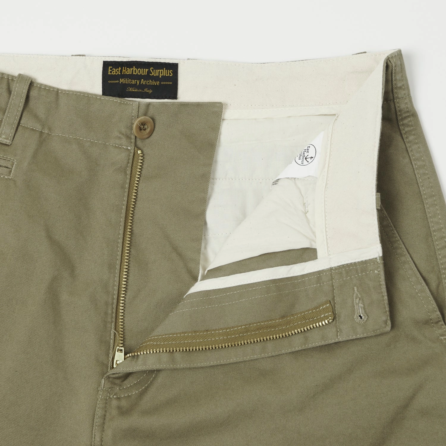 East Harbour Surplus 'Axel 121' Chino Trouser - Khaki