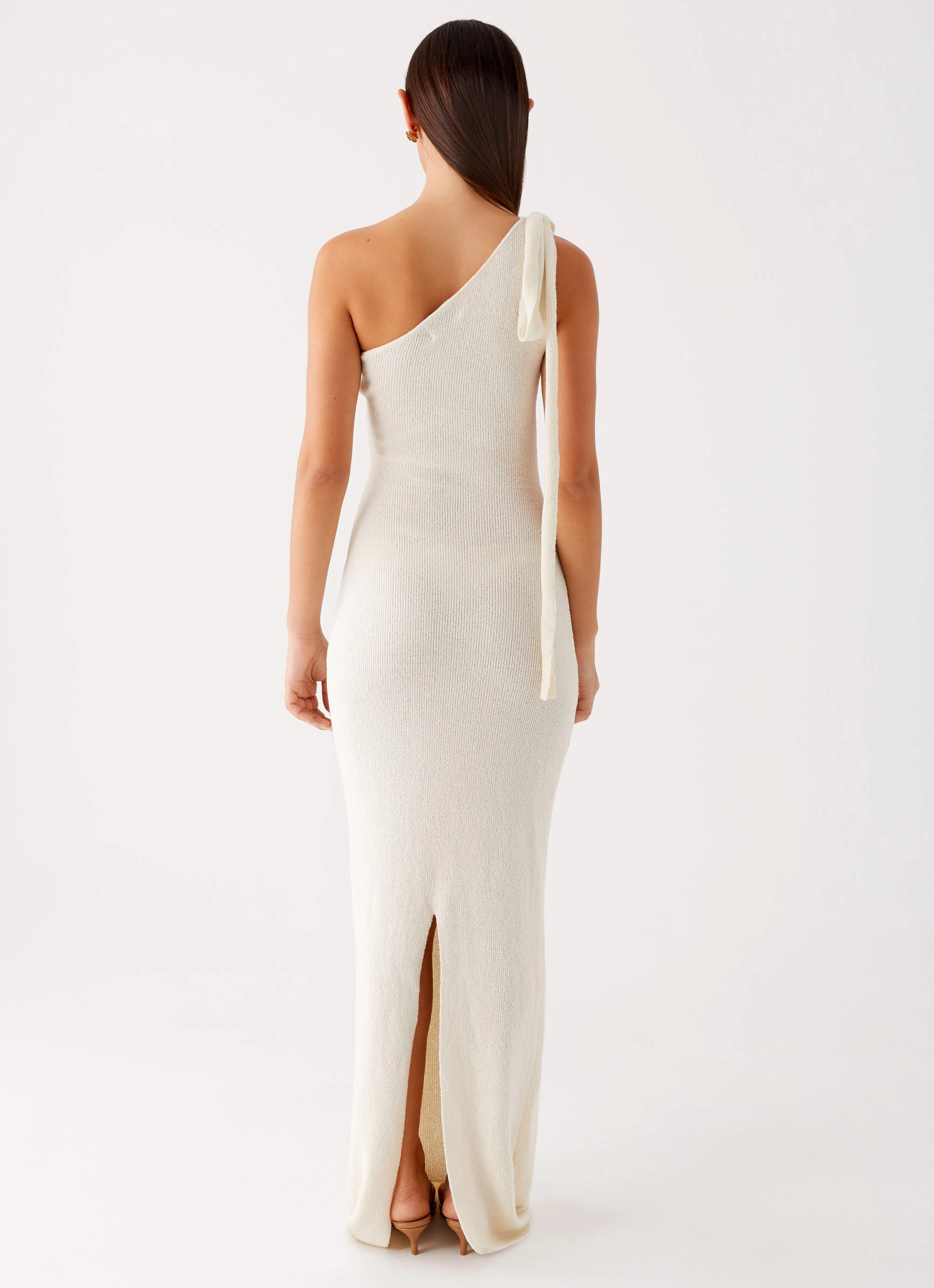 Easton Knit Maxi Dress - White Euro Touch