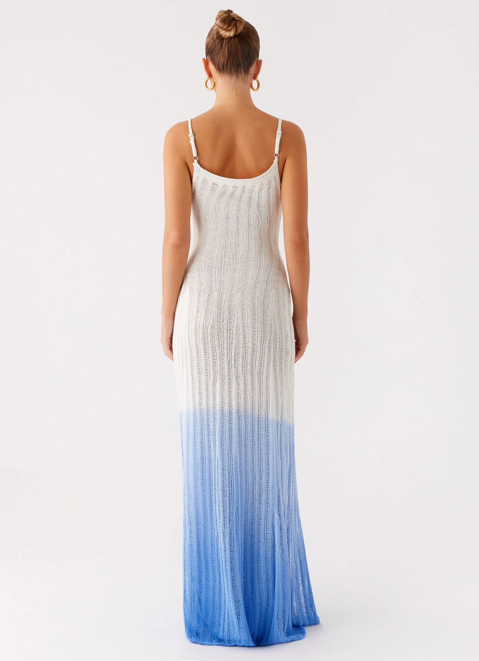 Kiki Maxi Dress - Ombre Blue Fresh Look