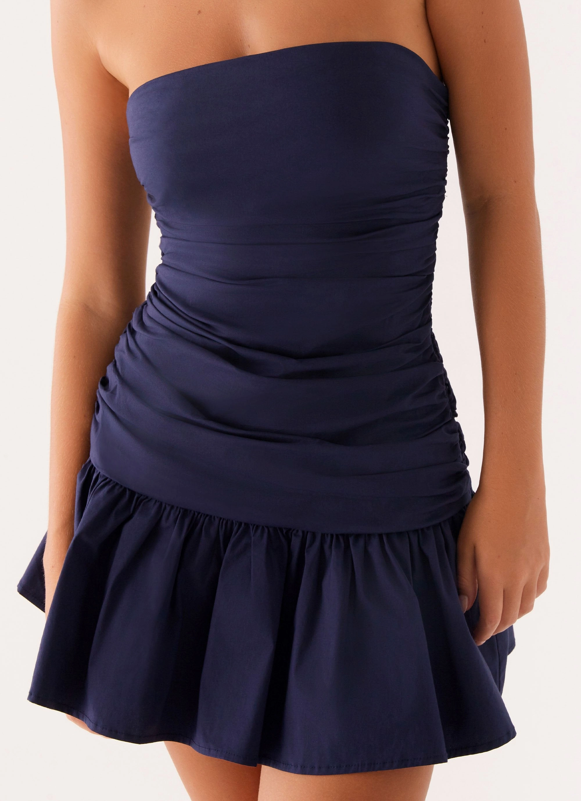 Carmel Mini Dress - Navy Easy Fit