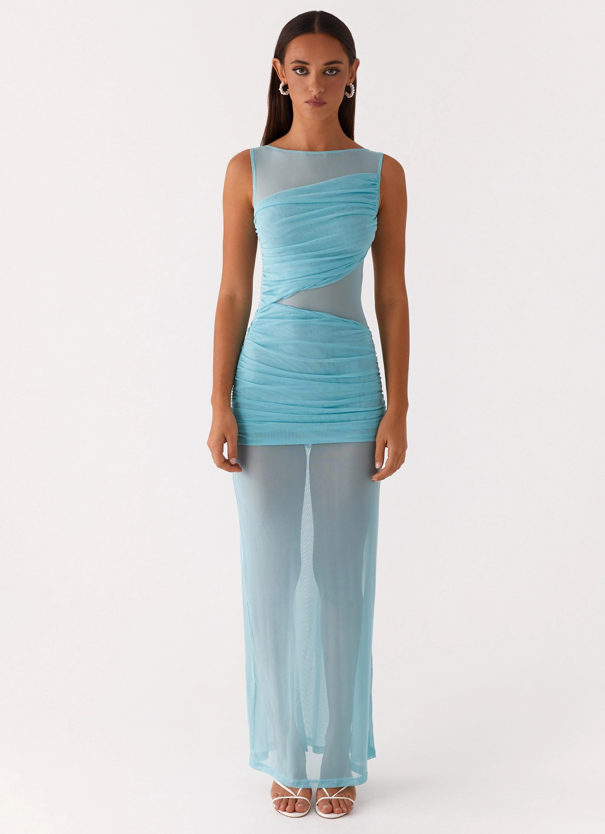 Timeless Layering Apollo Maxi Dress - Aqua