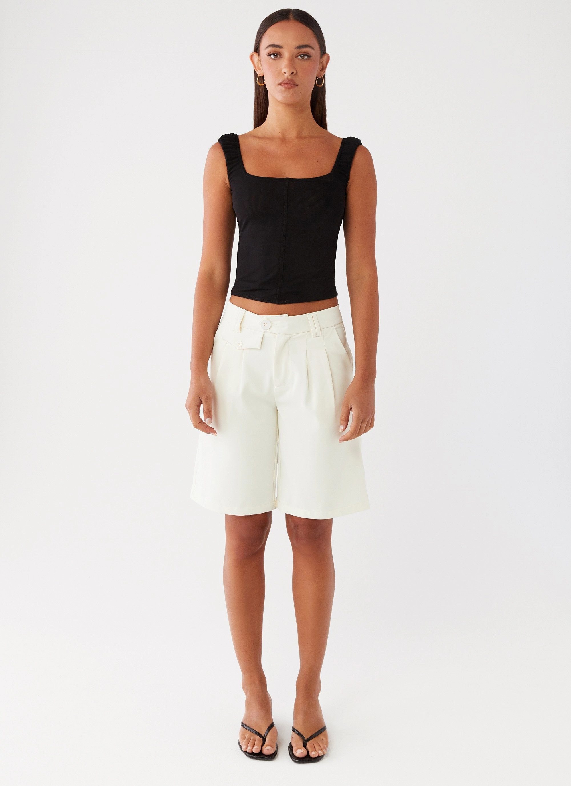 Simple Dress Kaden Top - Black