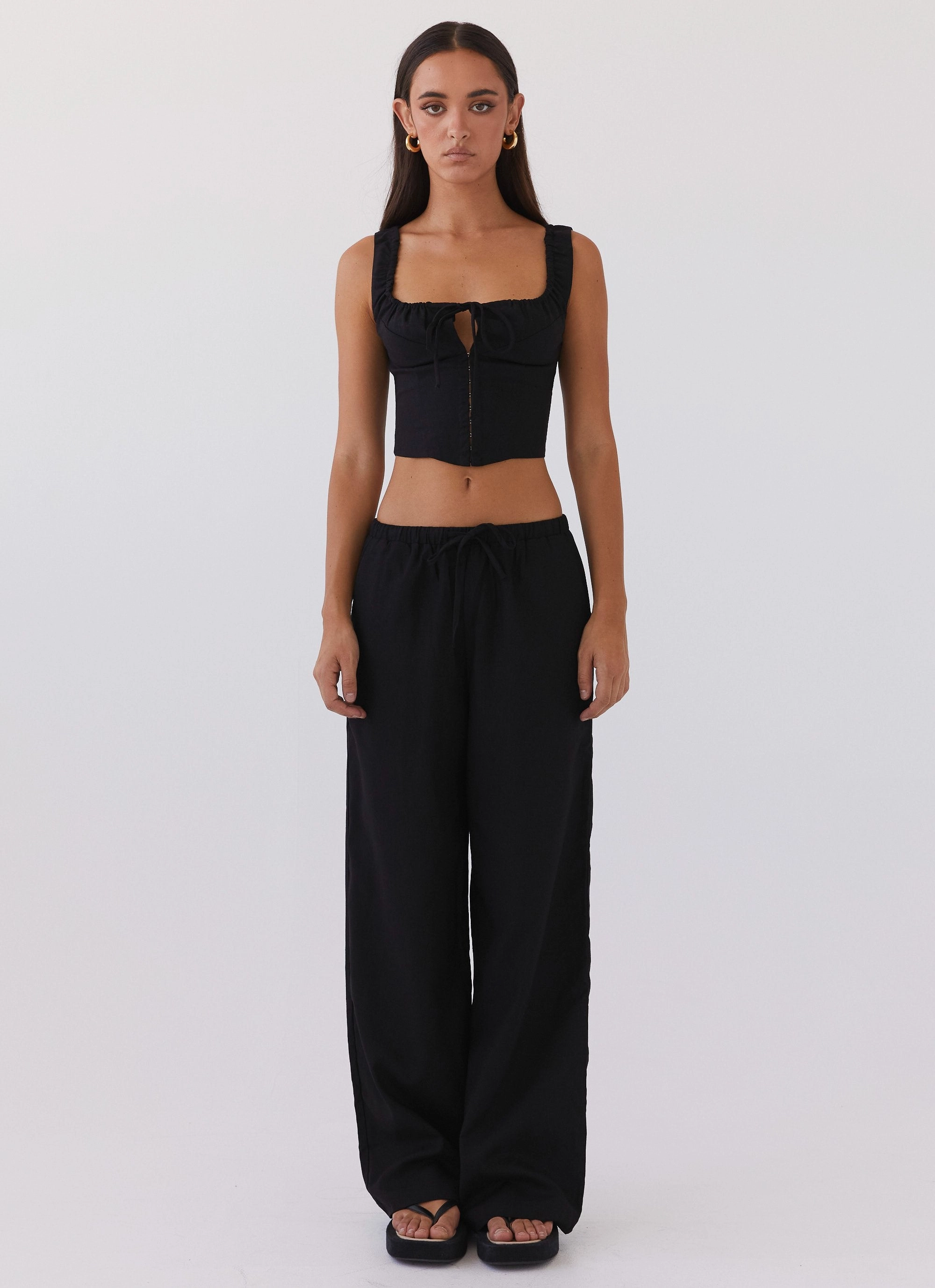 FlexFoamInserts Take Me Away Corset Top - Black