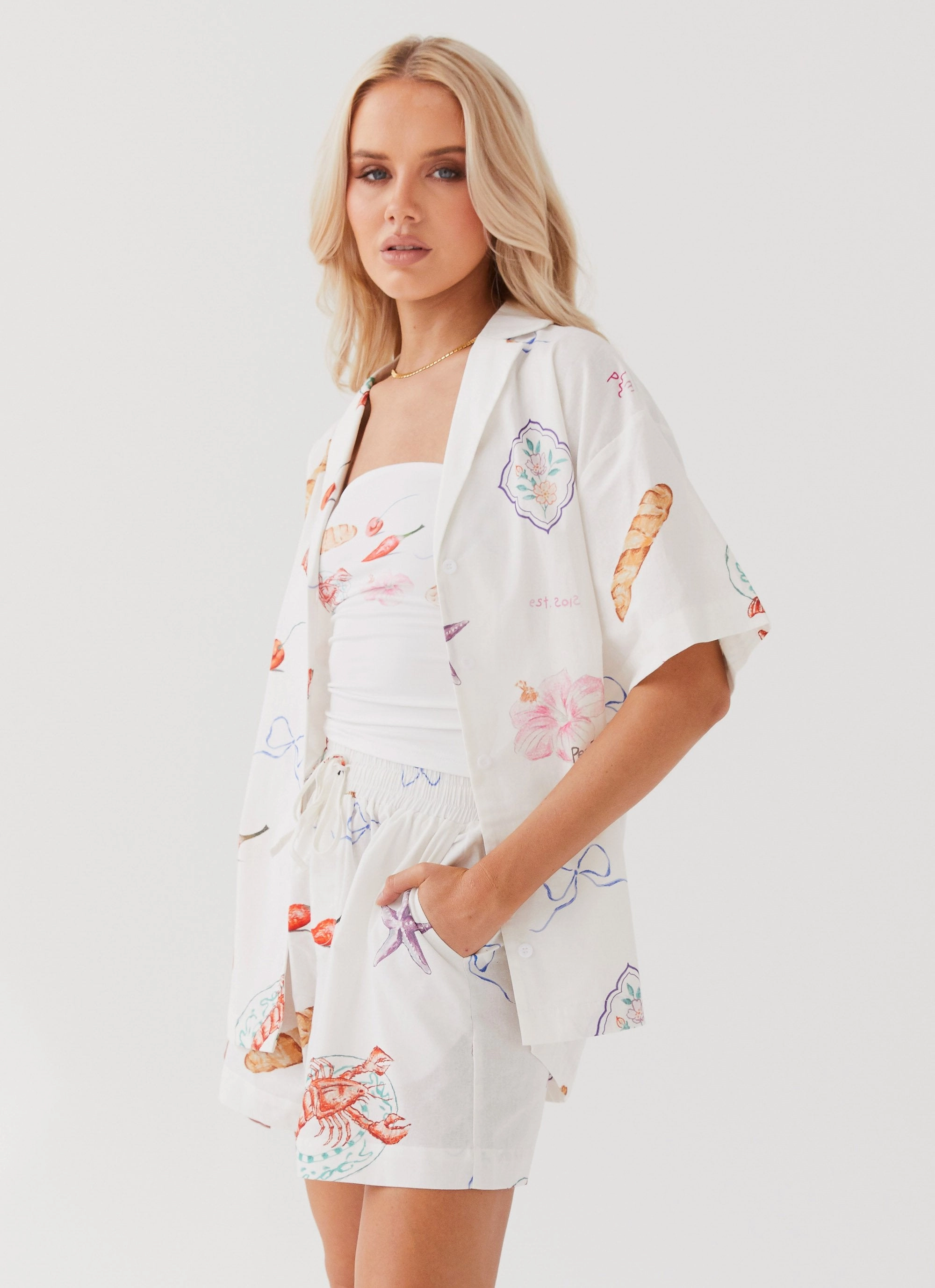 Sweet Relief Oversized Linen Shirt - Banchetto Snag Resistant Surface