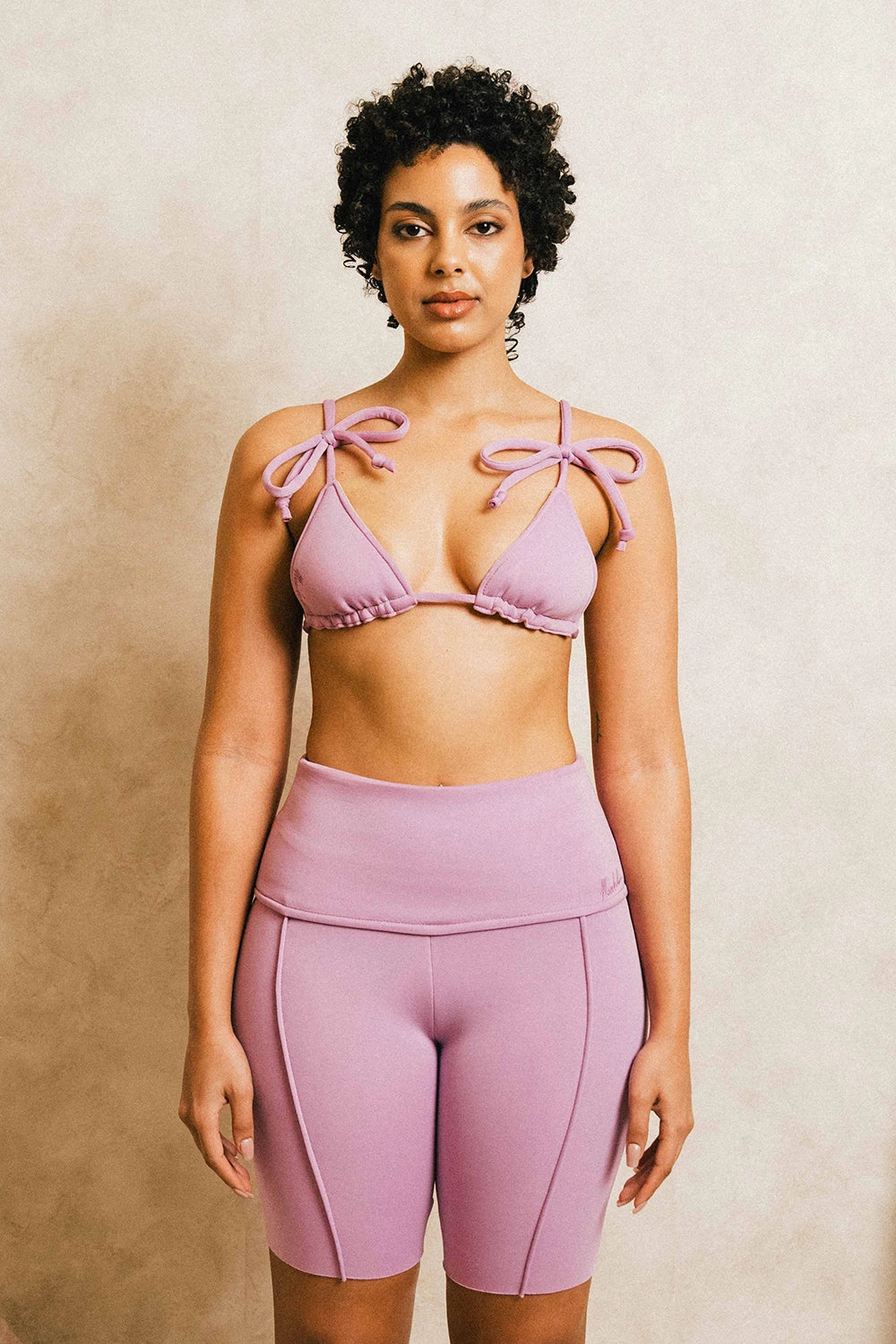 Chill Look High-waisted Eko Scuba Shorts