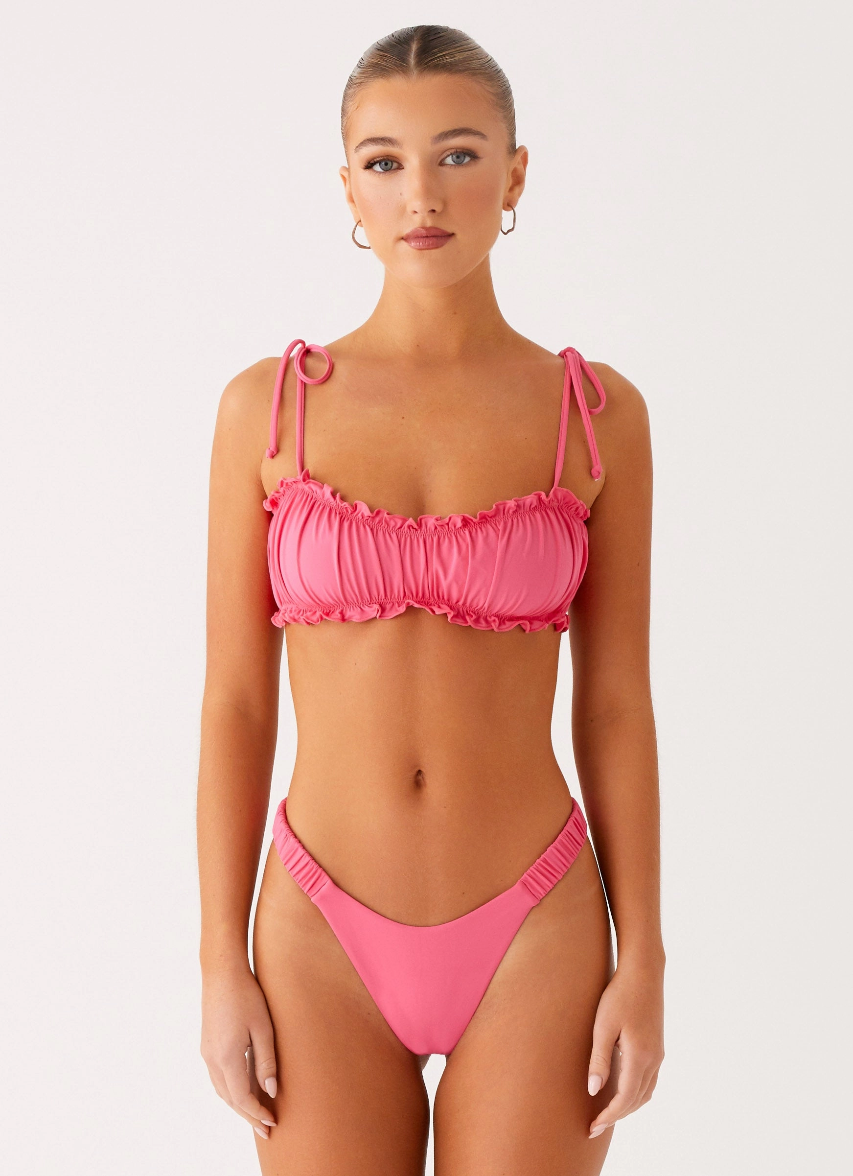 El Nido Bikini Bottoms - Pink Summer Style Seaside Swim