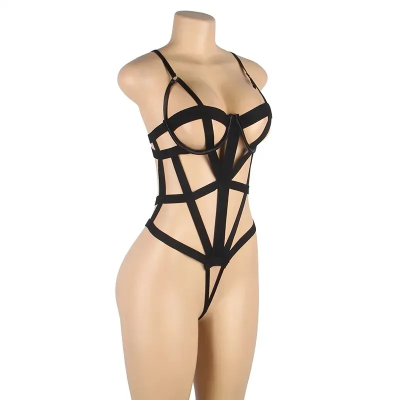 Elastic Straps Plus Size Women's Rompers