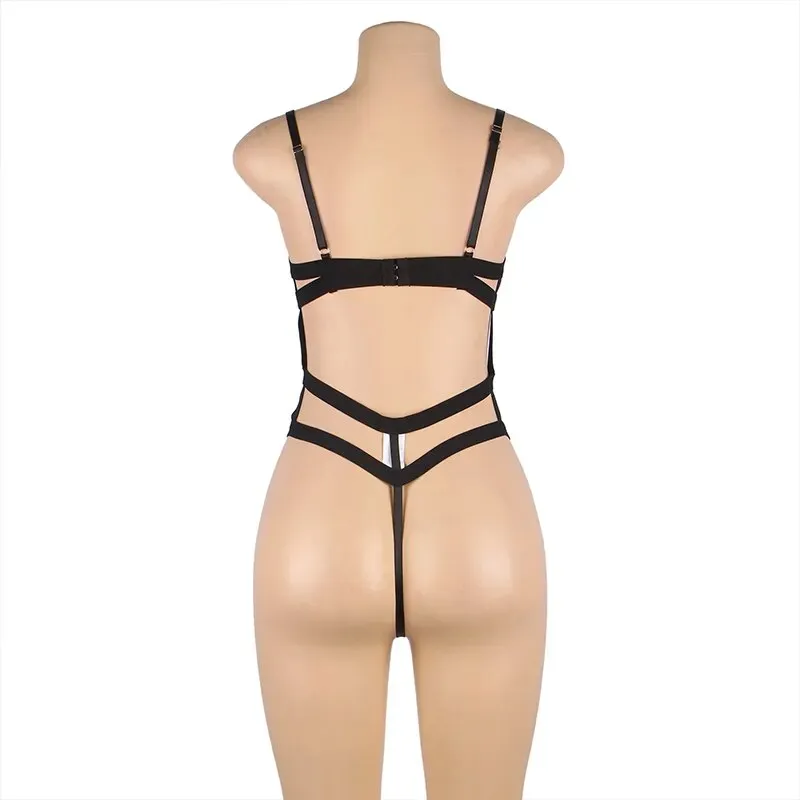 Elastic Straps Plus Size Women's Rompers