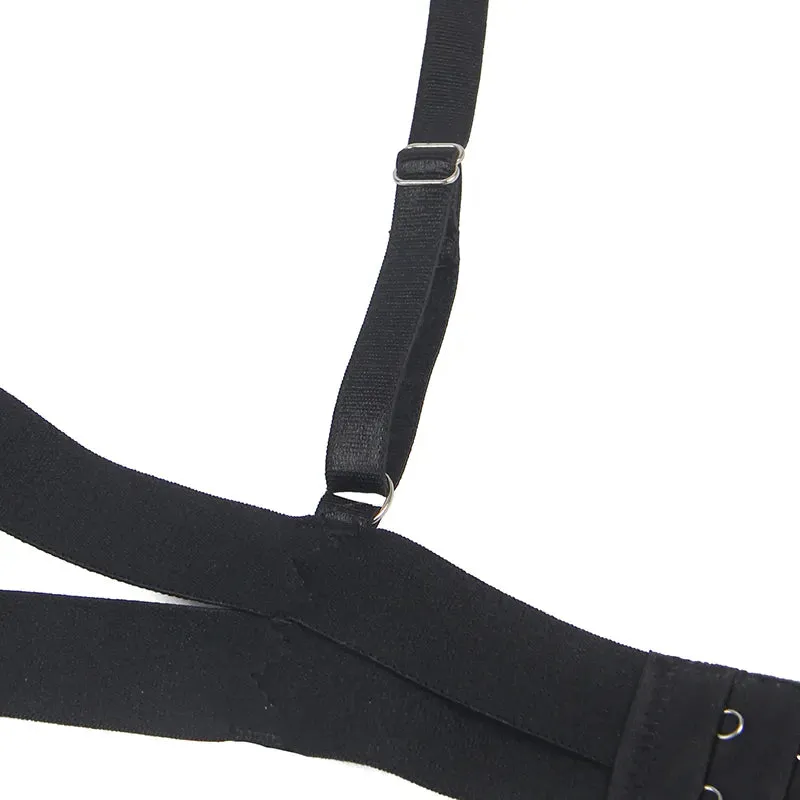 Elastic Straps Plus Size Women's Rompers
