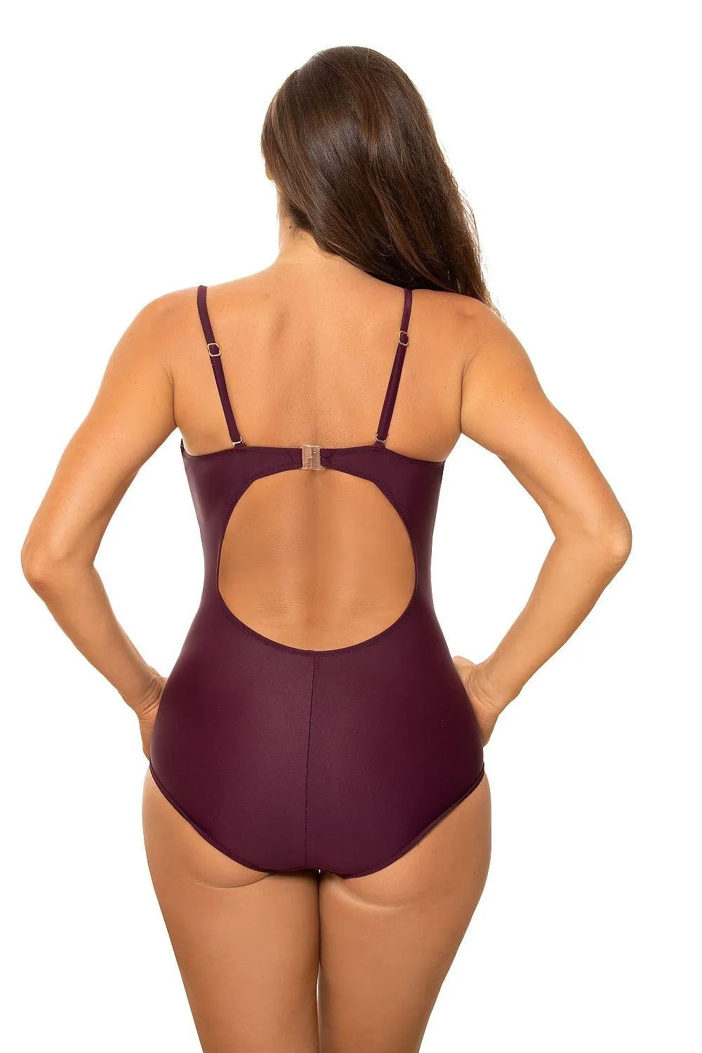 Elegant Marko Designer One-Piece Swimsuit in Premium Carvico Fabric