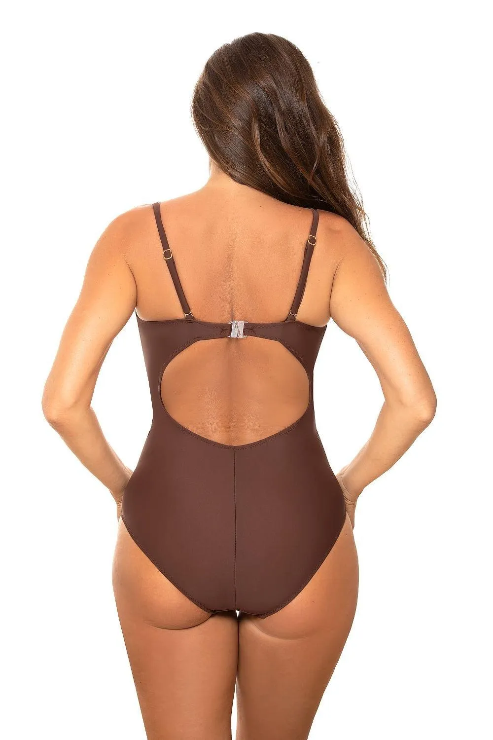 Elegant Marko Designer One-Piece Swimsuit in Premium Carvico Fabric