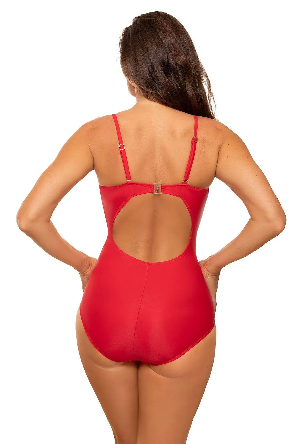 Elegant Marko Designer One-Piece Swimsuit in Premium Carvico Fabric