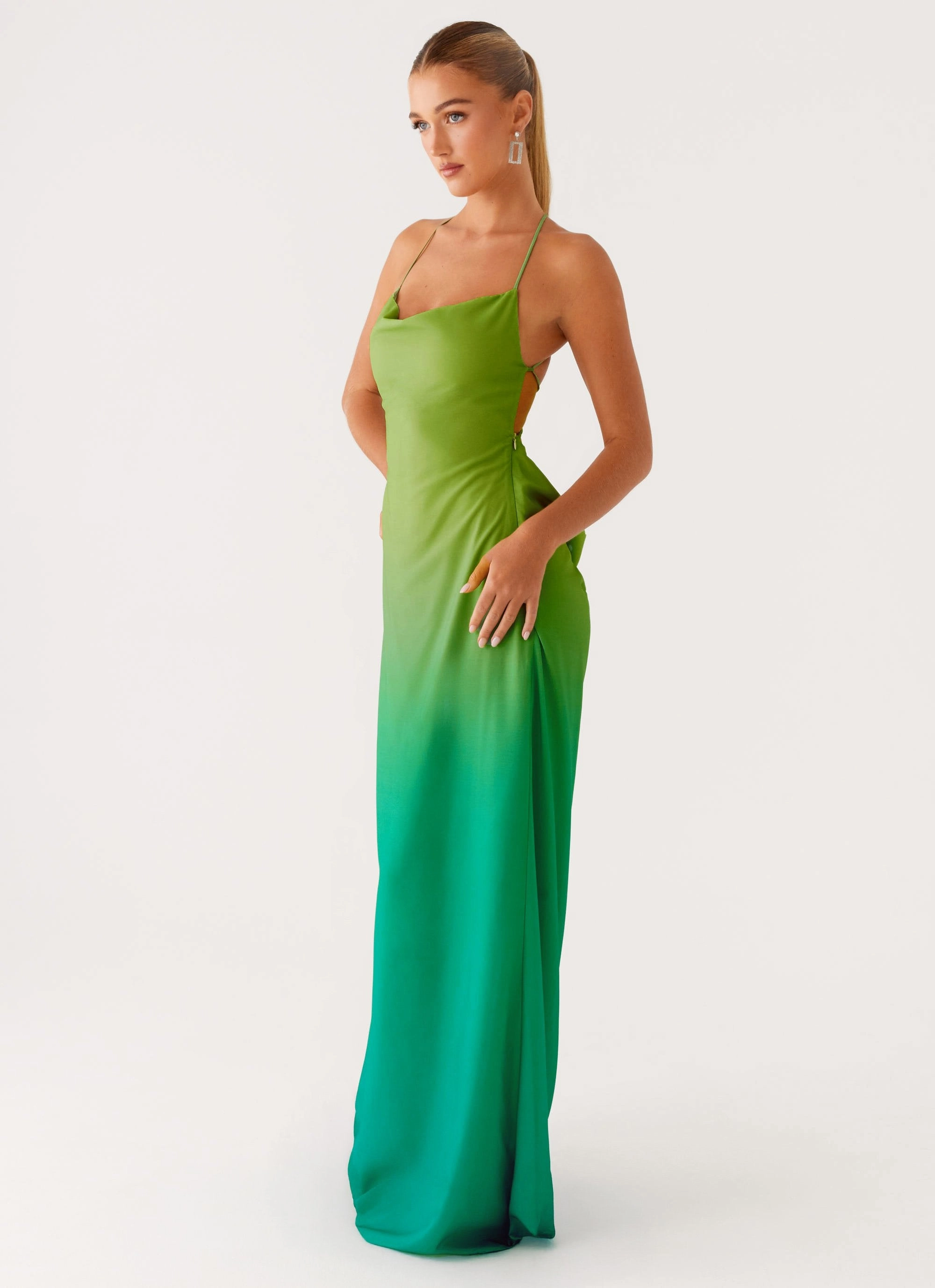 Opposites Attract Maxi Dress - Green Ombre Active Moments
