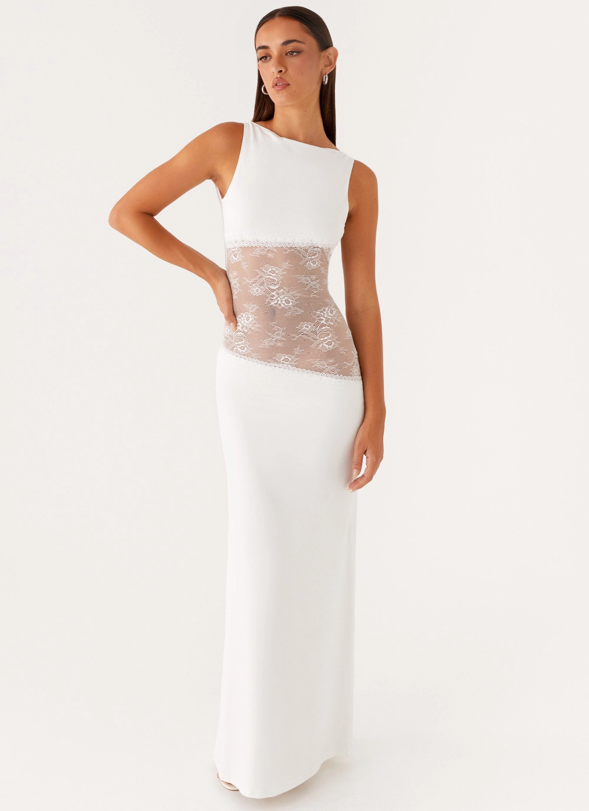 Lucinda Maxi Dress - White Beach Walk Travel-Style