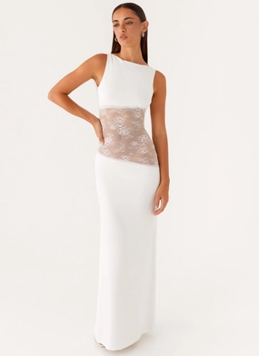 Lucinda Maxi Dress - White Beach Walk Travel-Style