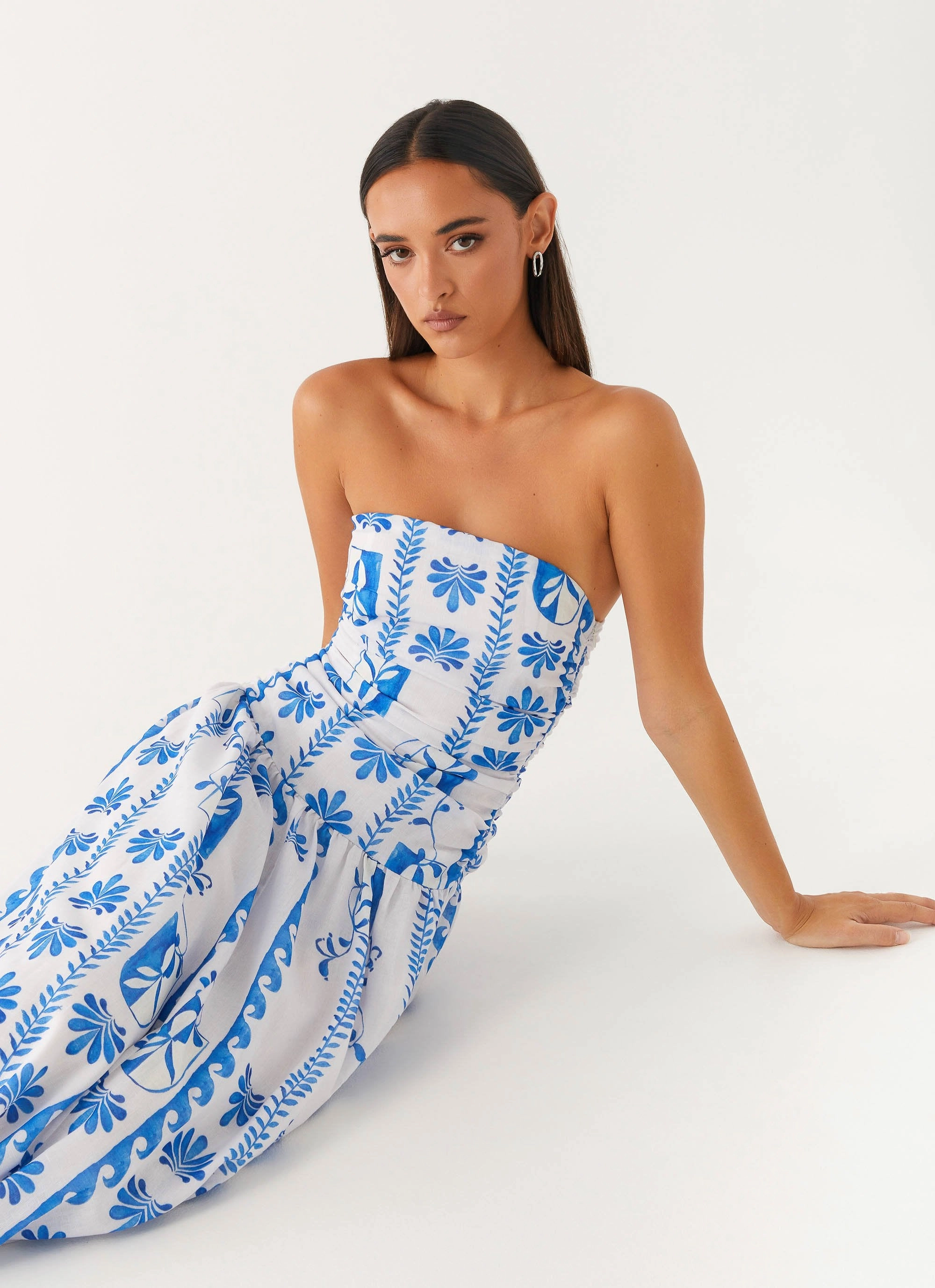 Carmel Maxi Dress - Floral Wave Spring Style
