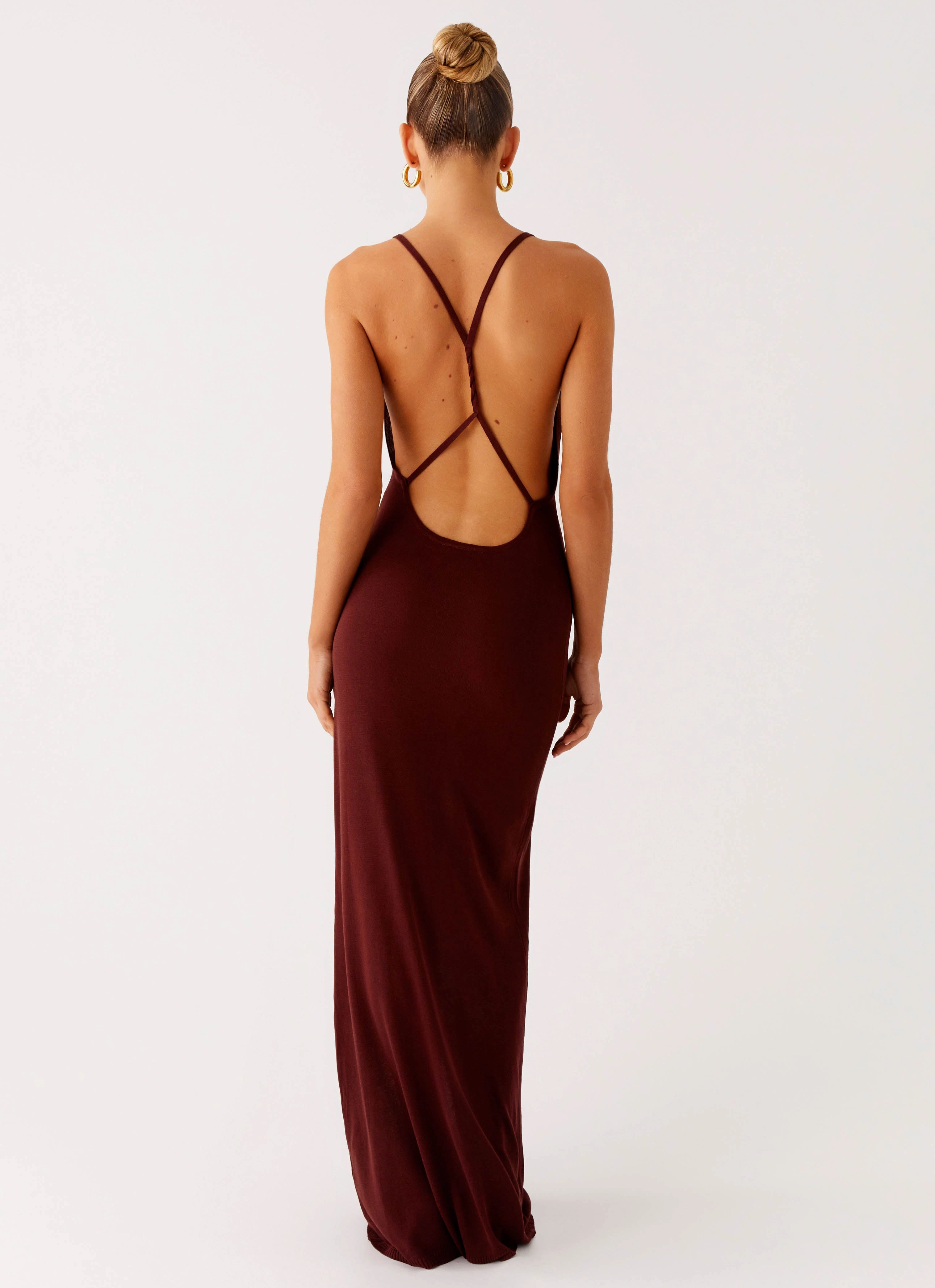 Gentle Flow DeepPocketStyle Nomad Muse Maxi Dress - Chocolate