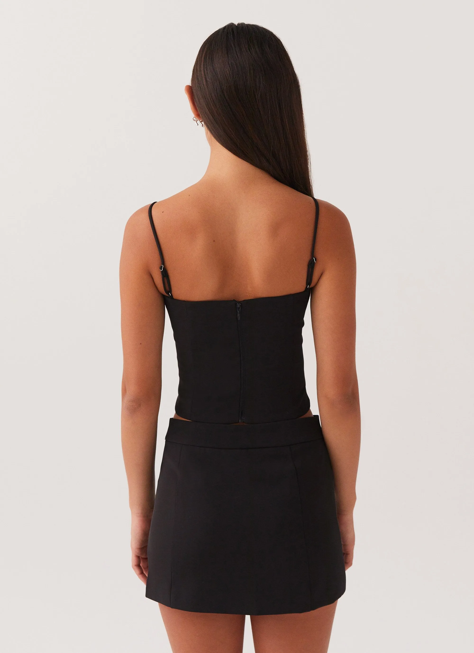 Mood Outfit Eliana Suit Mini Skirt - Black