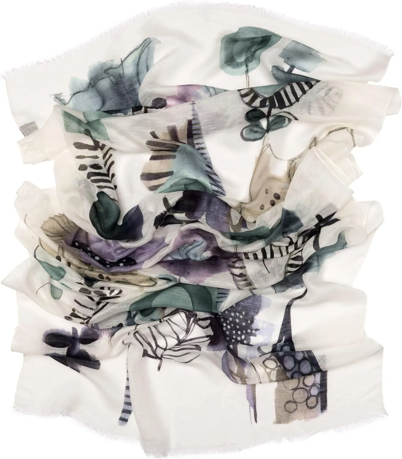 Elizabetta Italian Large Shawl Wrap Scarf - Soft, Lightweight Modal Cashmere