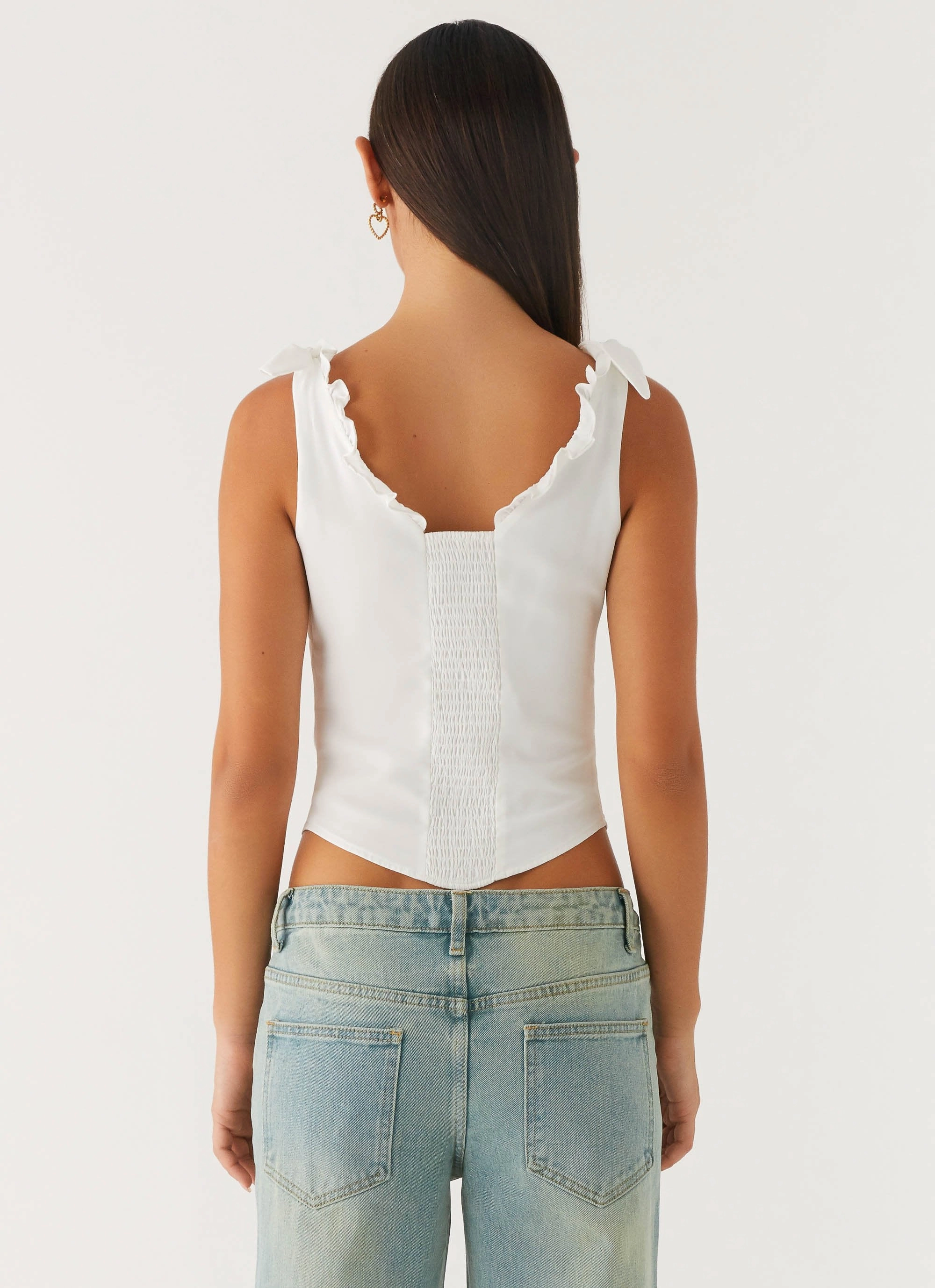 Ellery Top - White Noise Reduced Zipper