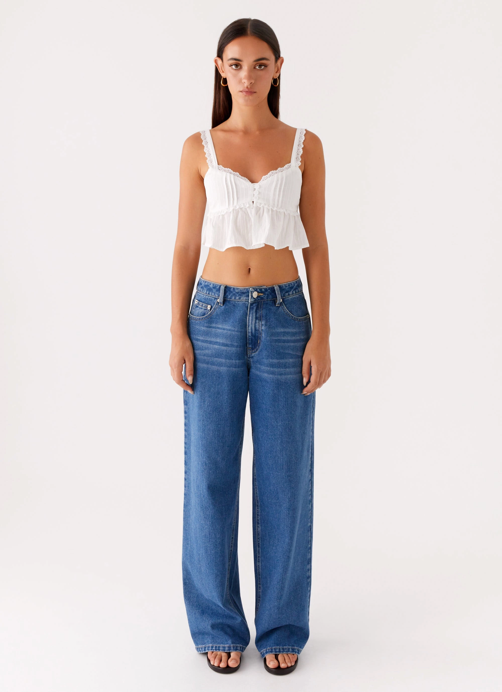 Elliana Cami Top - White OdorResistant Treatment