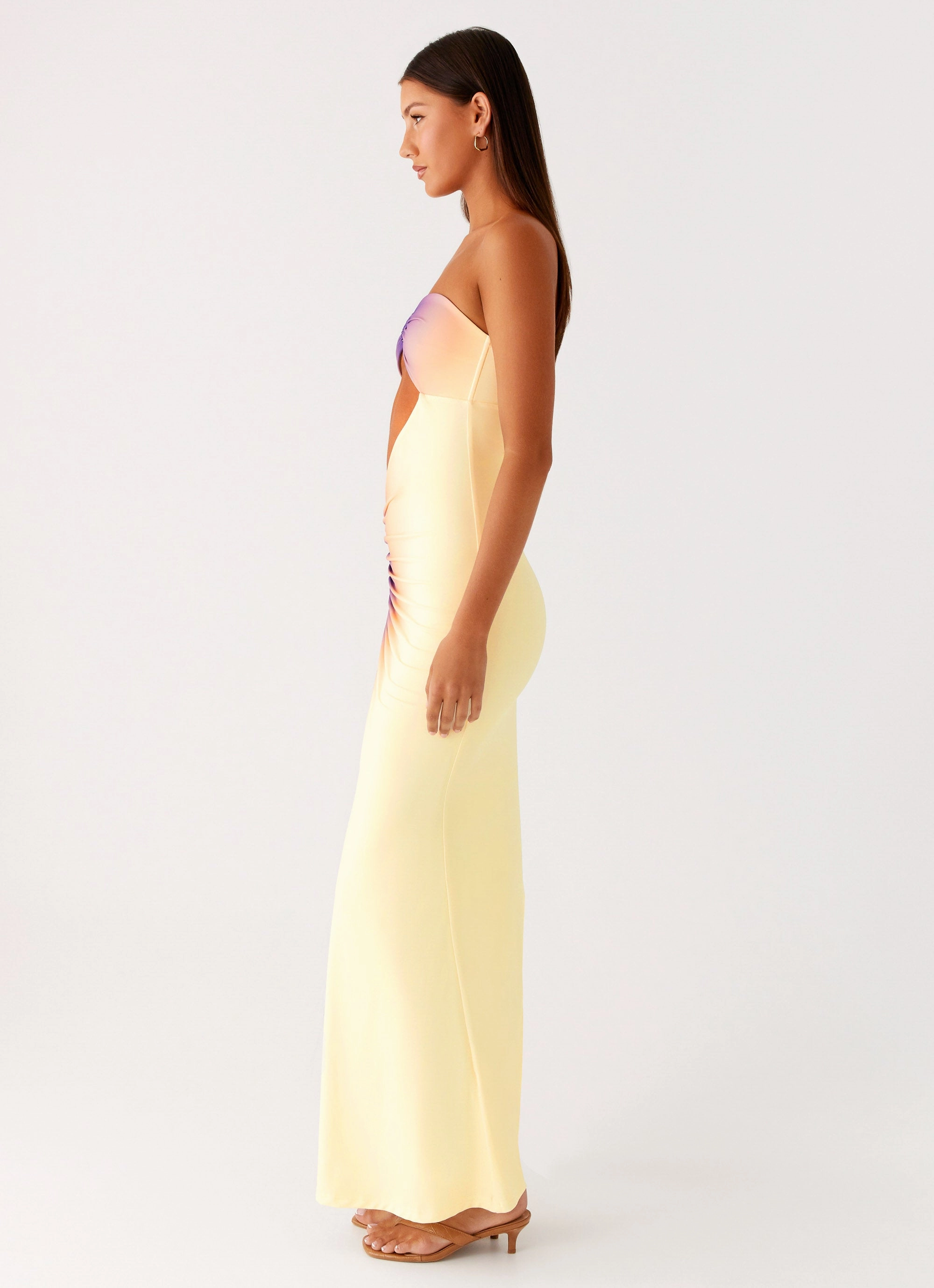 Ellisah Ombre Maxi Dress - Sunrise Ombre Vibrant Hue