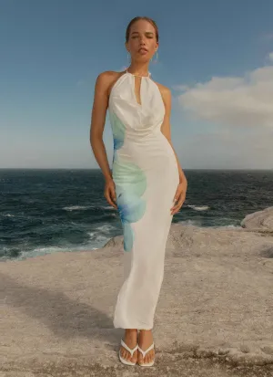 Elo Maxi Dress - Ivory quick dry