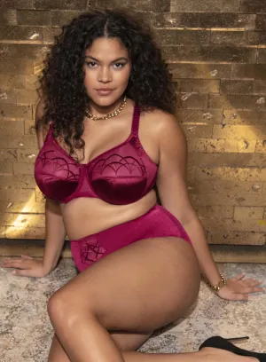 Elomi: Cate Underwired Full Cup Banded Bra Berry