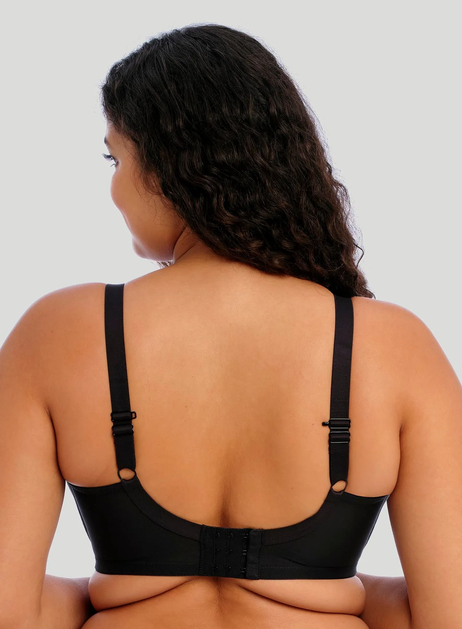 Elomi: Energise Sports Bra With J Hook Black