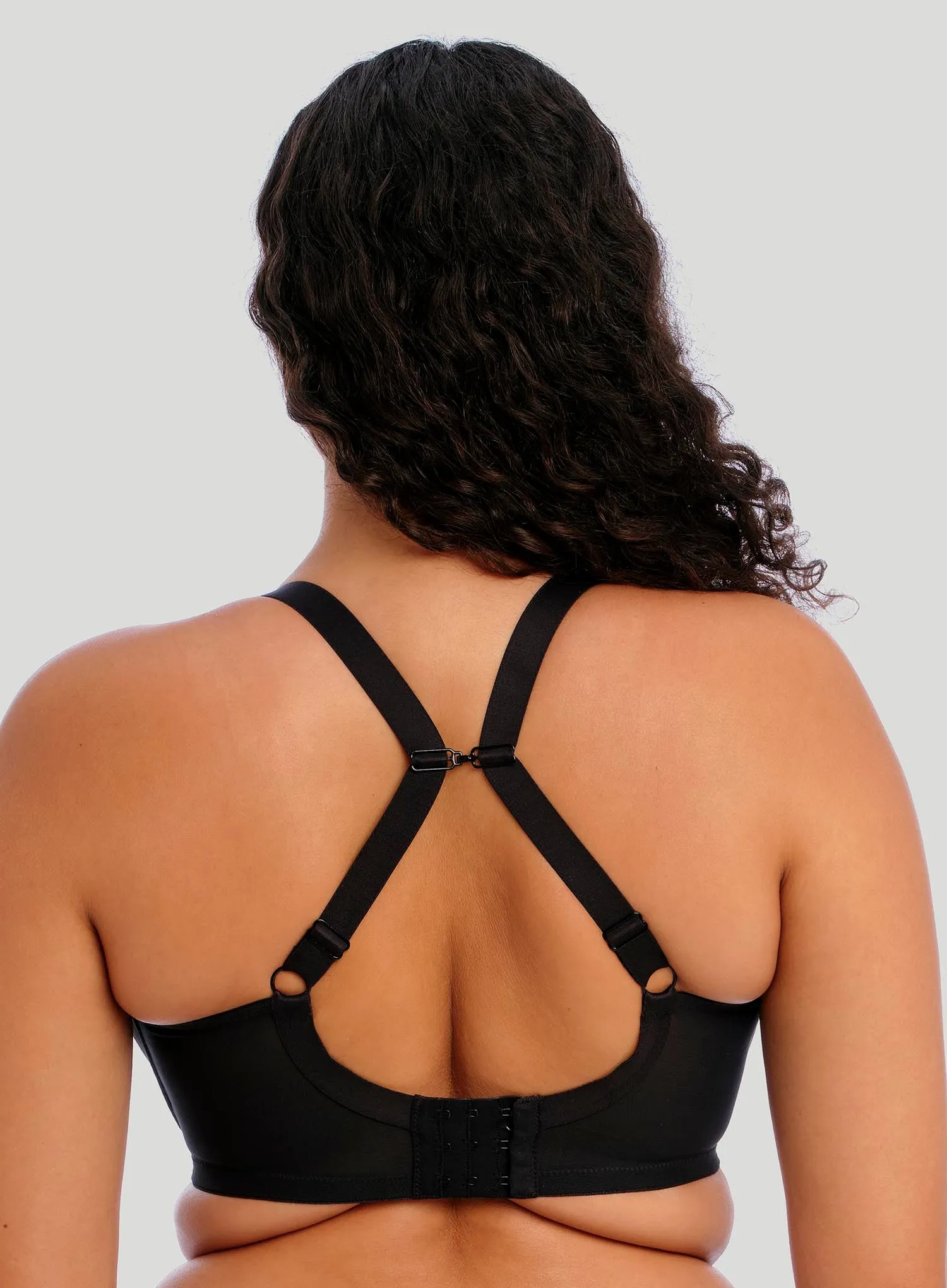 Elomi: Energise Sports Bra With J Hook Black