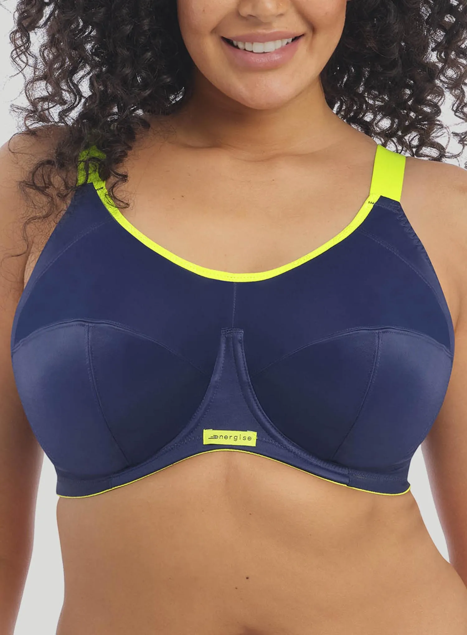 Elomi: Energise Sports Bra With J Hook Navy