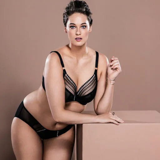 Elomi Matilda Plunge Bra Black