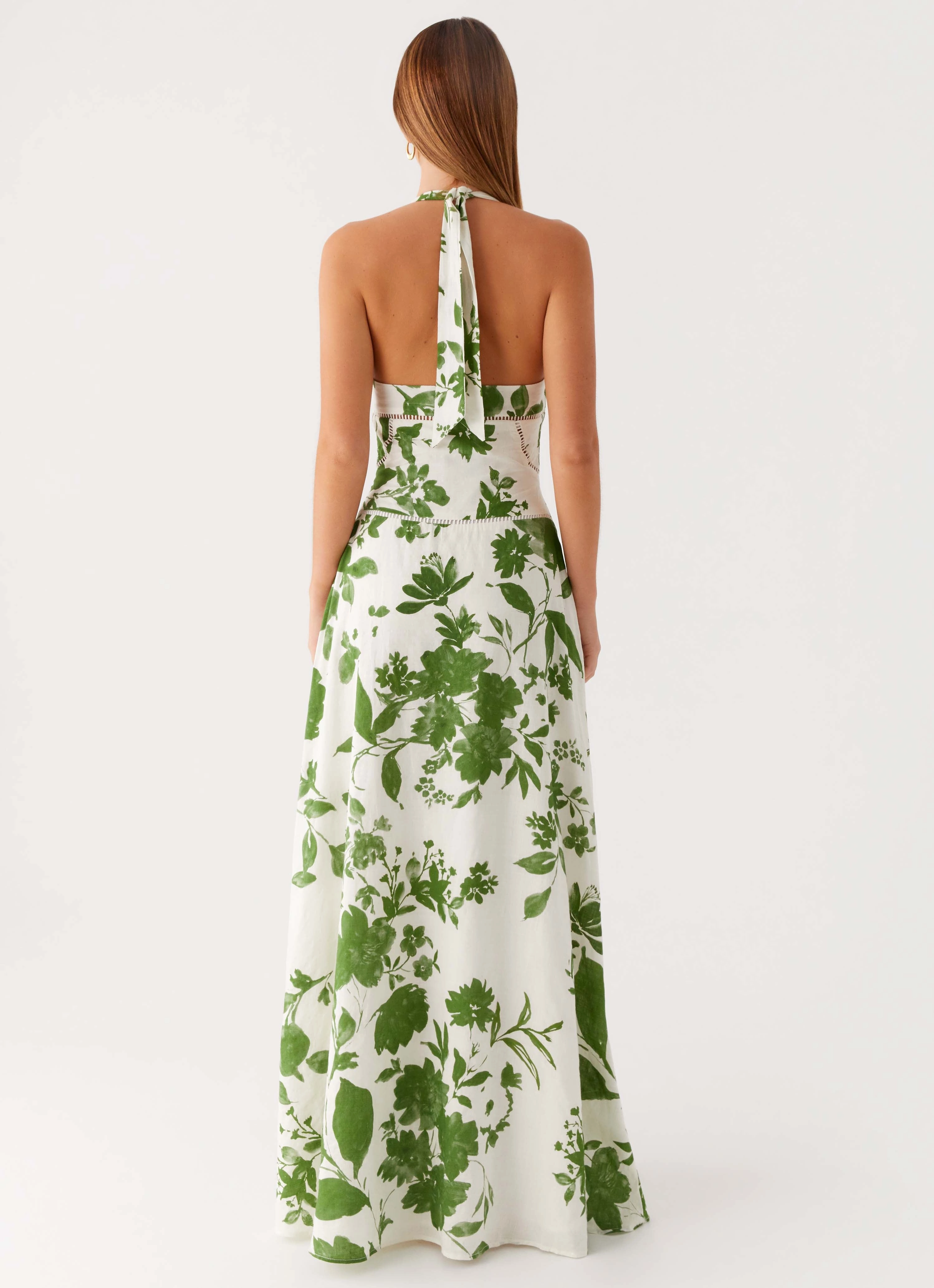 Ember Valley Maxi Dress - Verdant Bloom loose silhouette