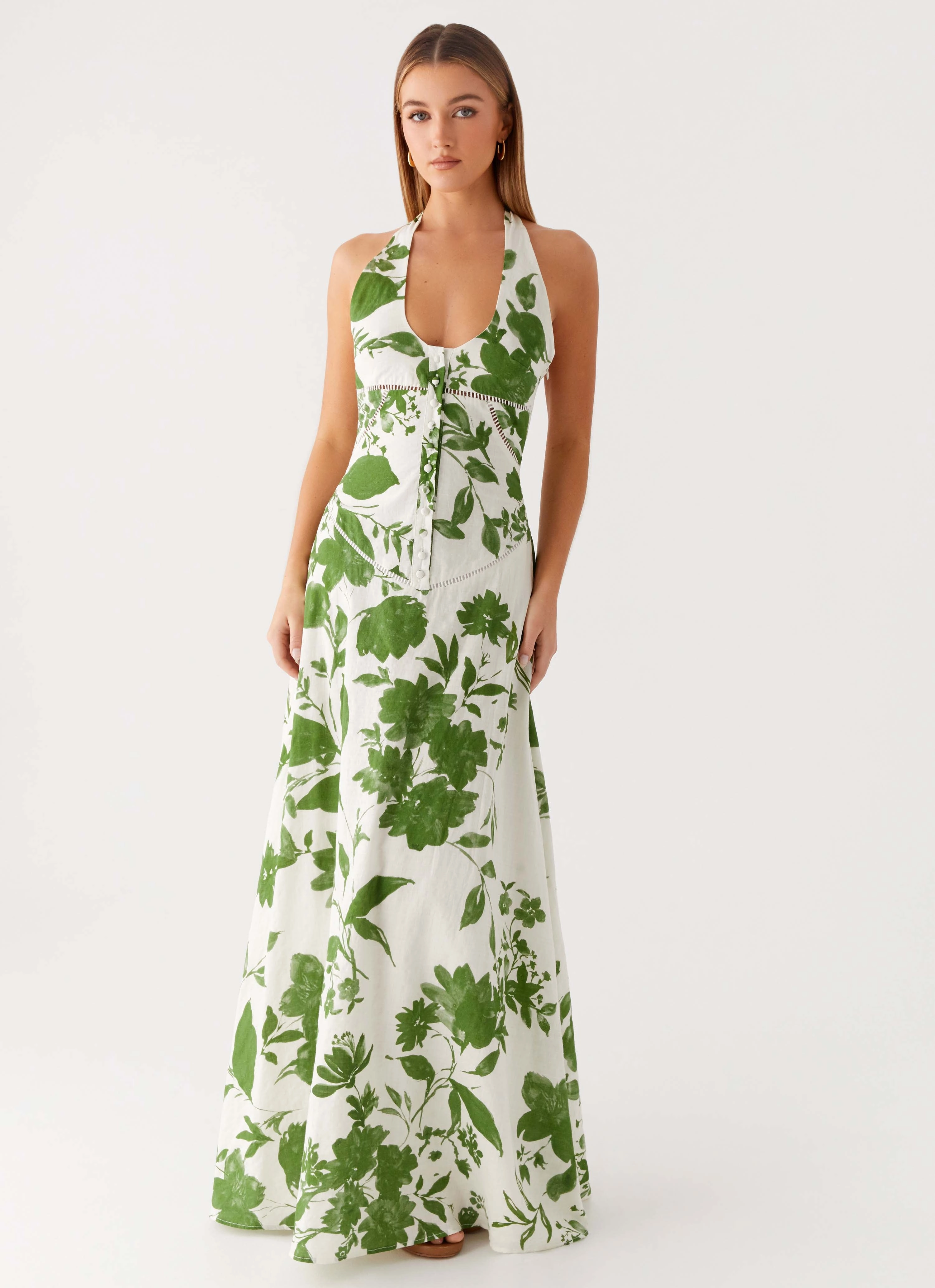 Everyday Movement Hook-And-Eye Ember Valley Maxi Dress - Verdant Bloom